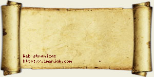 Milana Josić vizit kartica